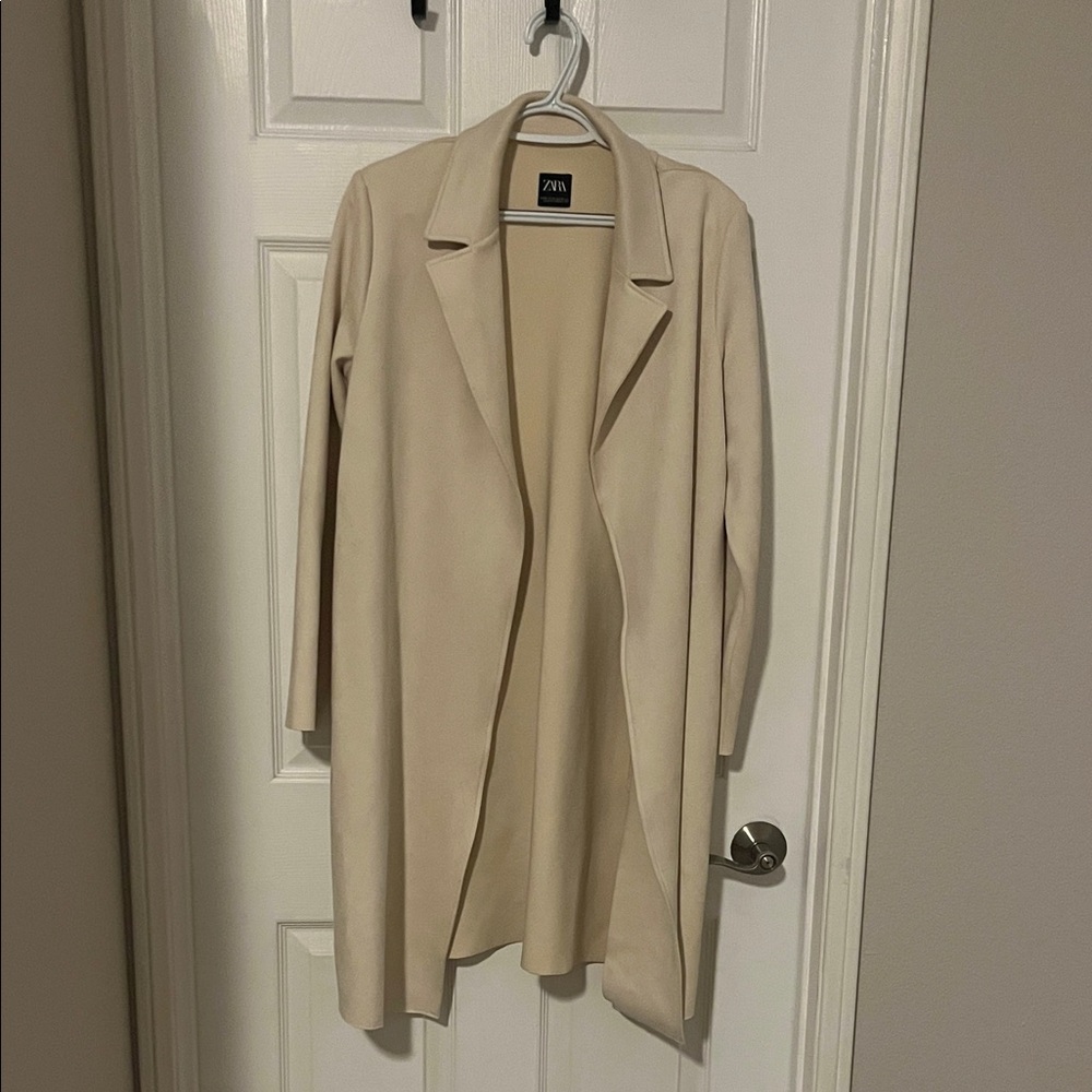 Zara Beige Women's Trench Coat